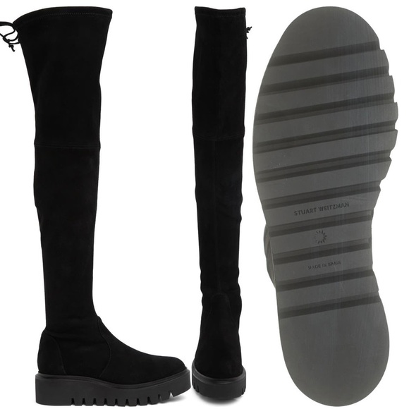 Stuart Weitzman Shoes - Stuart Weitzman Chalet City Lug Sole Over The Knee Boots sz 9.5